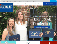 Tablet Screenshot of lauriefunderburk.com